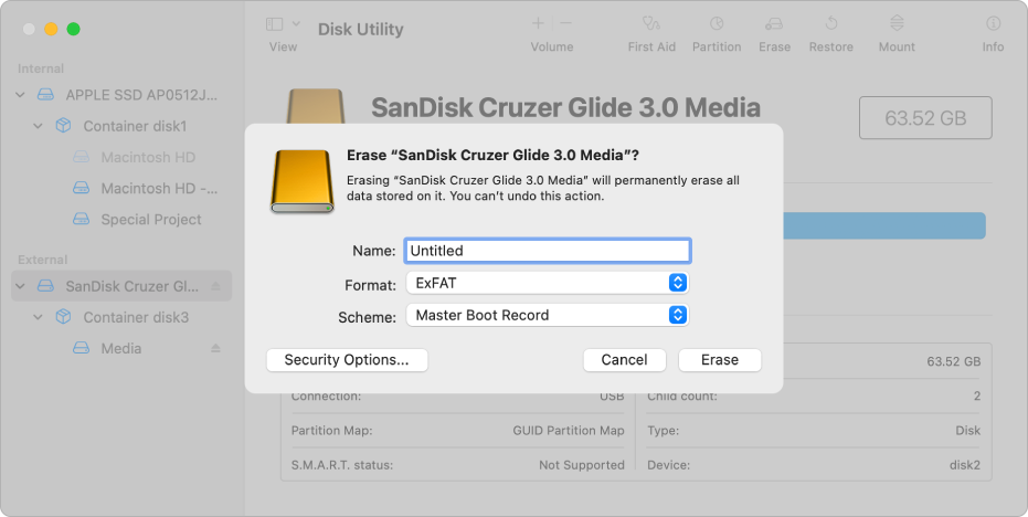formatting hard drive for mac